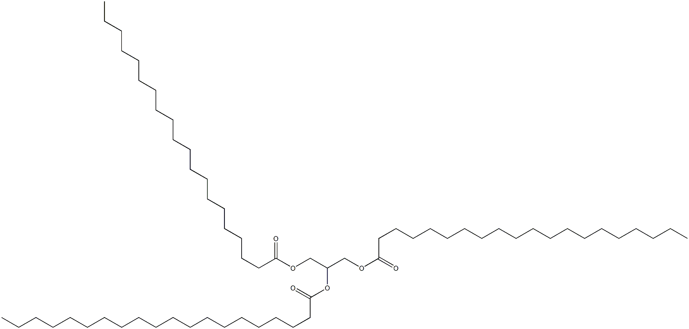 1,2,3-trieicosanoyl-sn-glycerol Struktur