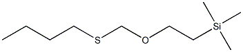 (2-Butylthiomethoxyethyl)trimethylsilane Struktur