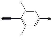 2,6-Diafluoro-4-bromocyanobenzene Struktur