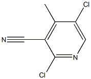 3-cyano-dichloro-4-methylpyridine Struktur