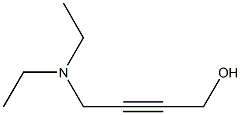 4-(N,N-diethylamino)-2-butyne-1-ol Struktur