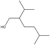 5-Methyl-2-isopropyl-1-hexanol. Struktur