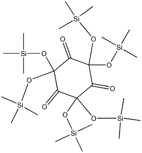 Cyclohexane-1,3,5-trione, hexakis(trimethylsilyloxy)- Struktur