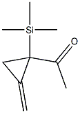 Cyclopropane, 1-acetyl-2-methylene-1-trimethylsilyl- Struktur