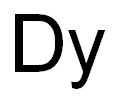 Dysprosium atomic absorption standard solution, 1 mg/ml Dy in 2% HNO3 Struktur