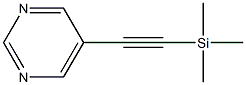 (5-PYRIMIDINYLETHYNYL)TRIMETHYLSILANE Struktur