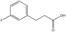 3-(3-Fluorophenyl)propionic acid 98% Struktur