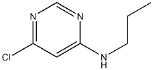 6-Chloro-N-propylpyrimidin-4-amine Struktur