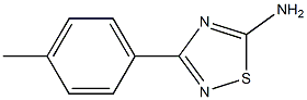 5-Amino-3-(4-methylphenyl)-1,2,4-thiadiazole Struktur