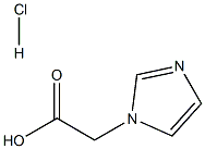 2-(1H-IMIDAZOL-1-YL)ACETIC ACID, HCL Struktur