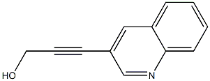 3-(3-QUINOYL)-2-PROPYN-1-OL Struktur