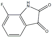 7-FLUROISATIN Struktur