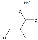 SODIUM -HYDROXY--METHYL BUTYRATE Struktur