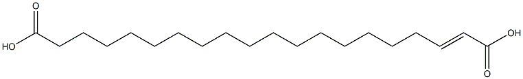 eicosendioic acid Struktur