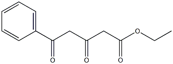 ethyl benzoylacetoacetate Struktur