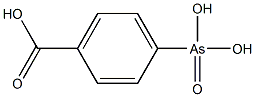 p-carboxyphenylarsonic acid Struktur