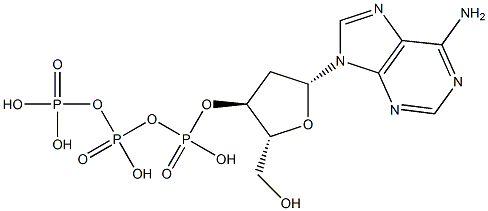 2'-deoxyadenosine-3'-triphosphate Struktur