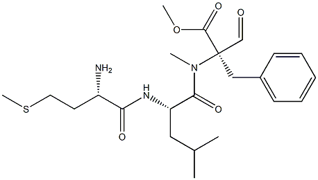 formyl-methionyl-leucyl-N-methylphenylalanine methyl ester Struktur