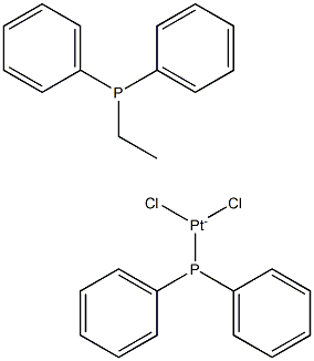 dichloro 1,2-bis(diphenylphosphino)ethaneplatinum(II) Struktur