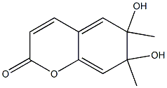 6,7-dimethylaesculetin Struktur