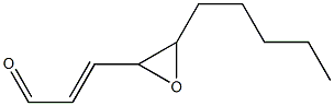 4,5-epoxy-2-decenal Struktur