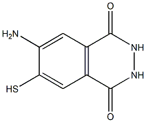 5-amino-4-sulfanylphthalhydrazide Struktur