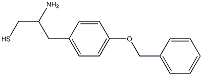 3-(4-benzyloxyphenyl)-2-amino-1-propanethiol Struktur