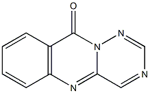 1,2,4-triazino(6,1-b)quinazolone Struktur