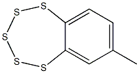 7-methylbenzopentathiepin Struktur