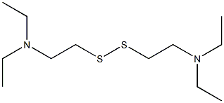 2,2'-bis(diethylamino)diethyl disulfide Struktur