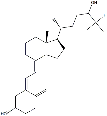 24-hydroxy-25-fluorovitamin D3 Struktur