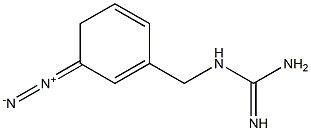 3-diazobenzylguanidine Struktur