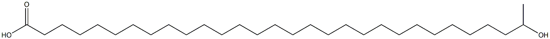 29-hydroxytriacontanoic acid Struktur