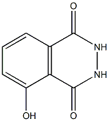 5-hydroxy-2,3-dihydrophthalazine-1,4-dione Struktur