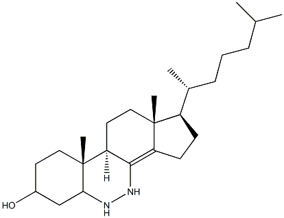 6,7-diazacholest-8(14)-en-3-ol Struktur