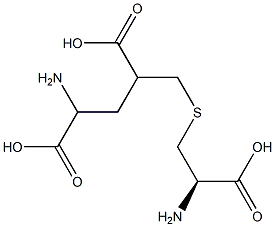 cysteine, S-(4-amino-2,4-dicarboxybutyl)- Struktur