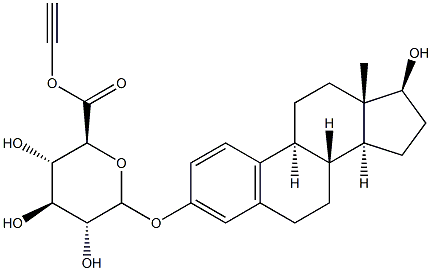 ethinyl estradiol glucuronide Struktur