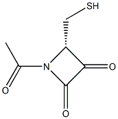 N-acetyl-S-oxalylcysteamine Struktur