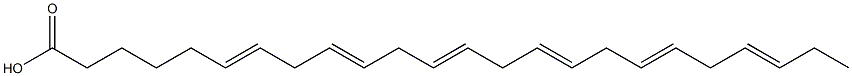 6,9,12,15,18,21-tetracosahexaenoic acid Struktur