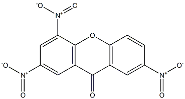 2,4,7-trinitroxanthone Struktur