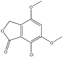 7-chloro-4,6-dimethoxy-1(3H)-isobenzofuranone Struktur