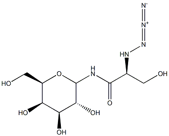 azido-galactosylceramide Struktur