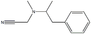 N-cyanomethylmethamphetamine Struktur