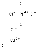 copper platinum chloride Struktur