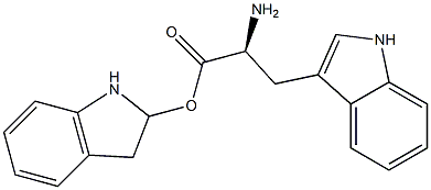 2-(2-hydroxyindoline)tryptophan Struktur