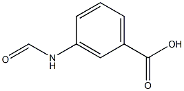 N-formyl-m-aminobenzoic acid Struktur