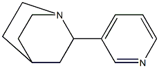 2-(3-pyridinyl)-1-azabicyclo(2.2.2)octane Struktur