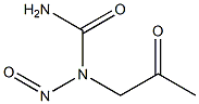 N-(2-oxopropyl)-N-nitrosourea Struktur