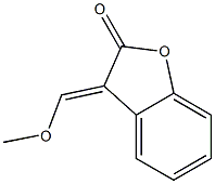 3-methoxymethylenebenzofuran-2(3H)-one Struktur