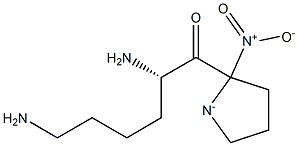 lysyl-(Z(nitro))pyrrolidide Struktur